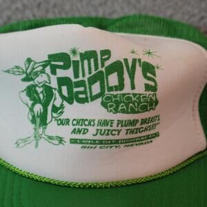 Pimp Daddys Chicken Ranch Hat Cap Trucker Funny Nissun